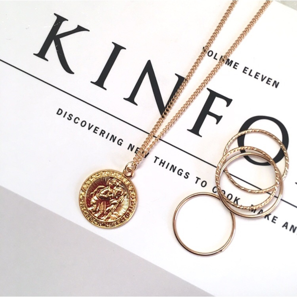 ✨Gold Filled Saint Christopher Necklace